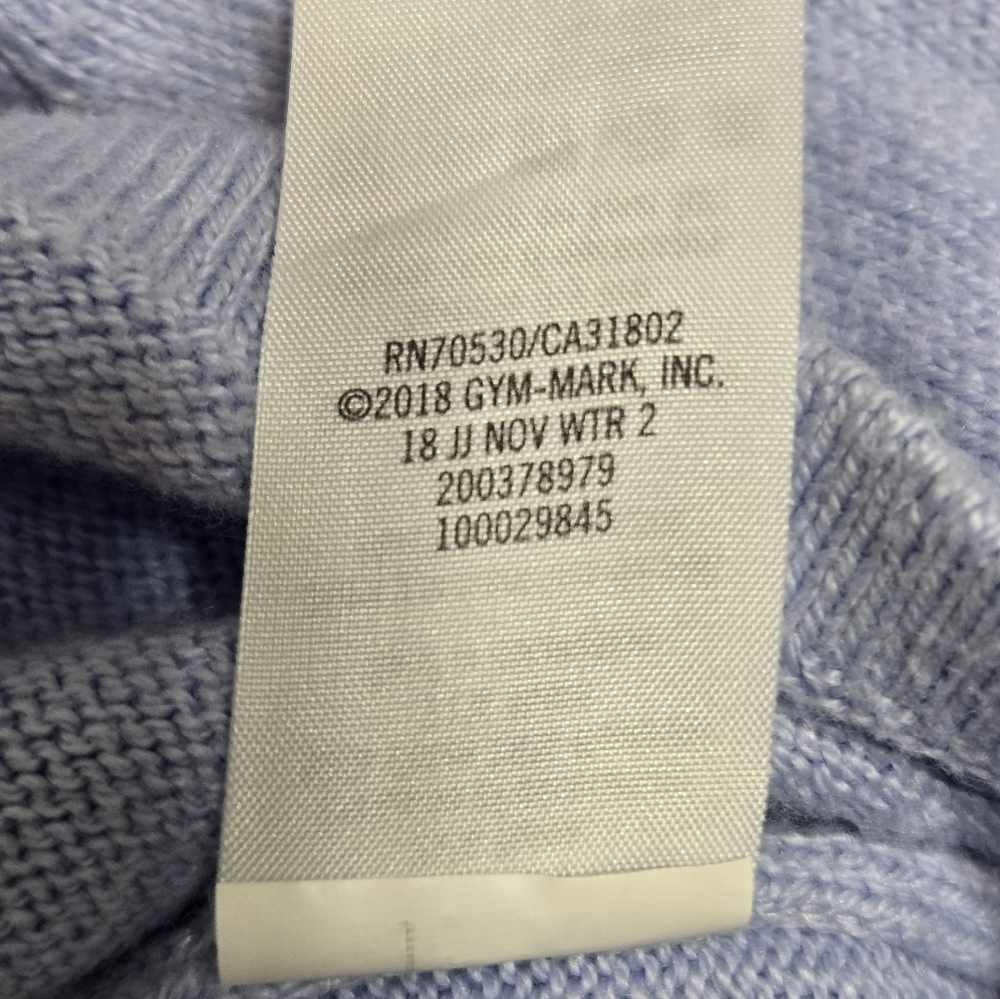 Janie and Jack Light Blue Ruffle Sleeve Sweater Size 4 - Picture 10 of 10